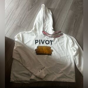 Friends “Pivot” Cropped Hoodie